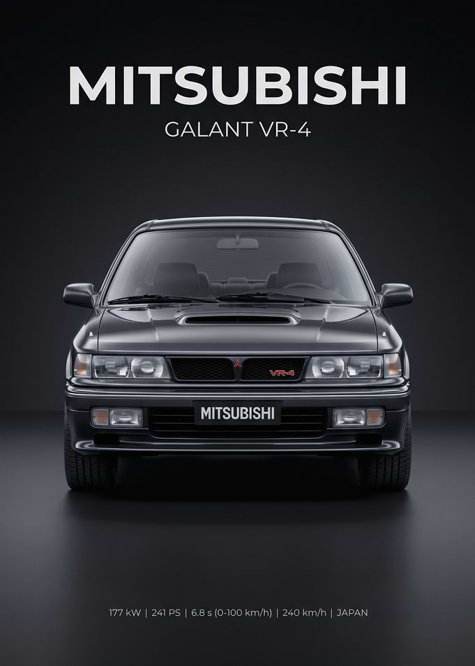 Mitsubishi Galant VR-4 Poster