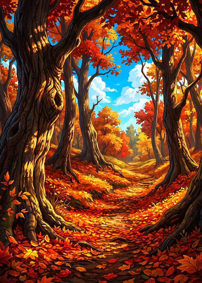 Autumn Forest Path