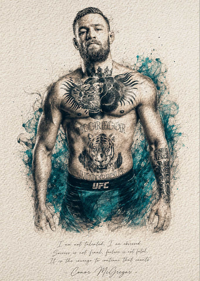 Conor McGregor Motivational Art