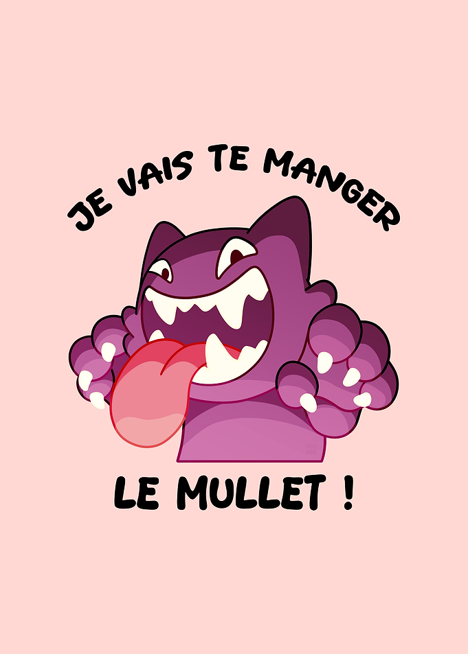 Purple Monster 'I'm Going to Eat You!'