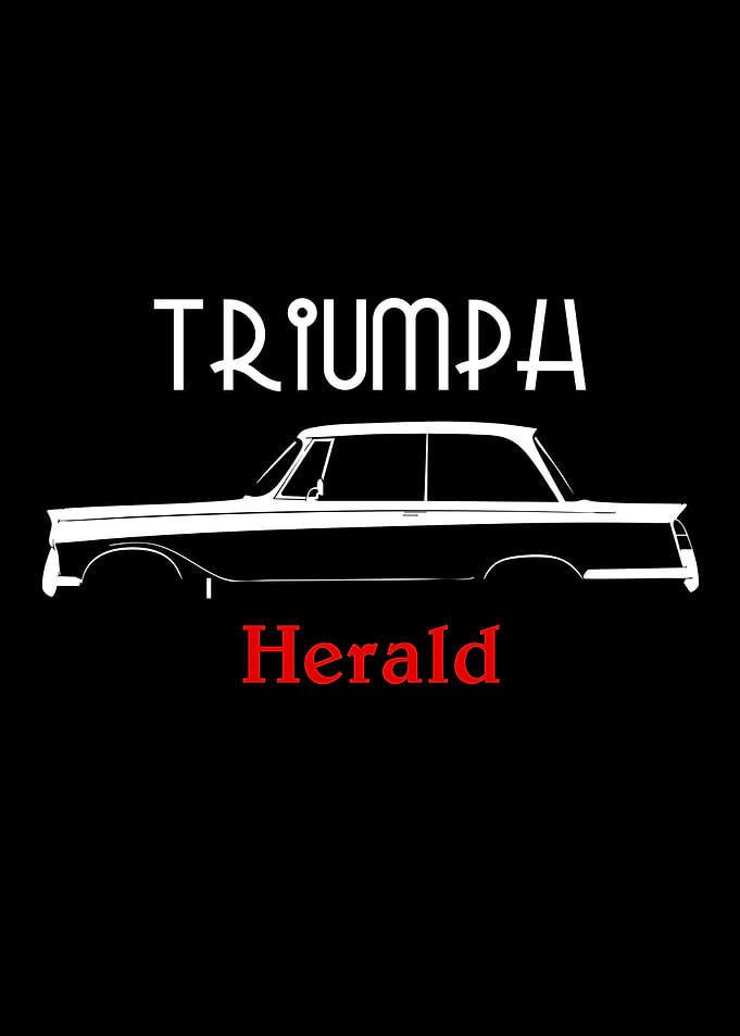 Triumph Herald Car Silhouette
