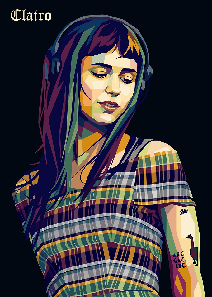 Clairo Pop Art Portrait