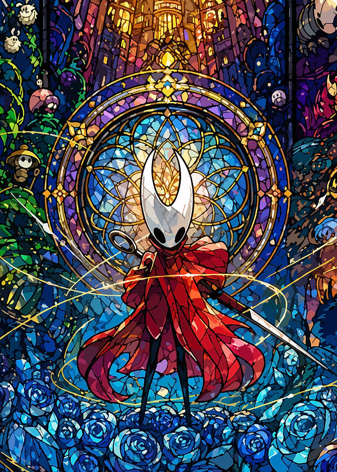 Hornet in Stained Glass