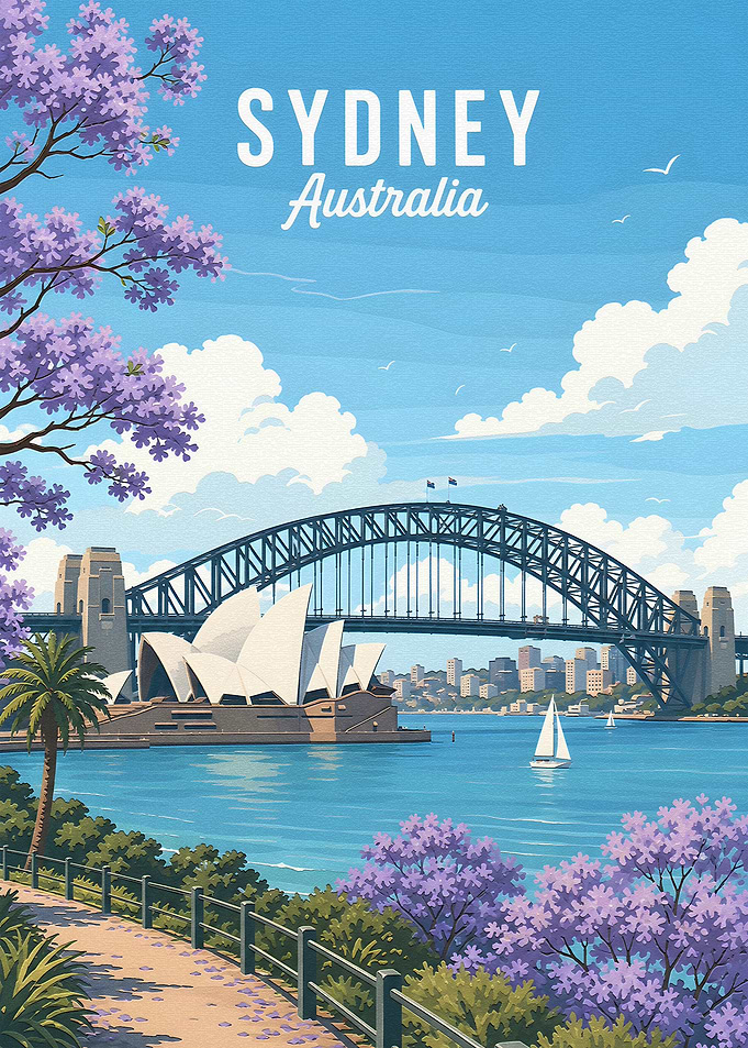 Sydney Opera House and Harbour Bridge