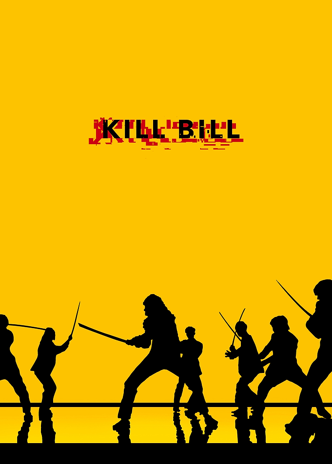 Kill Bill Silhouette Poster
