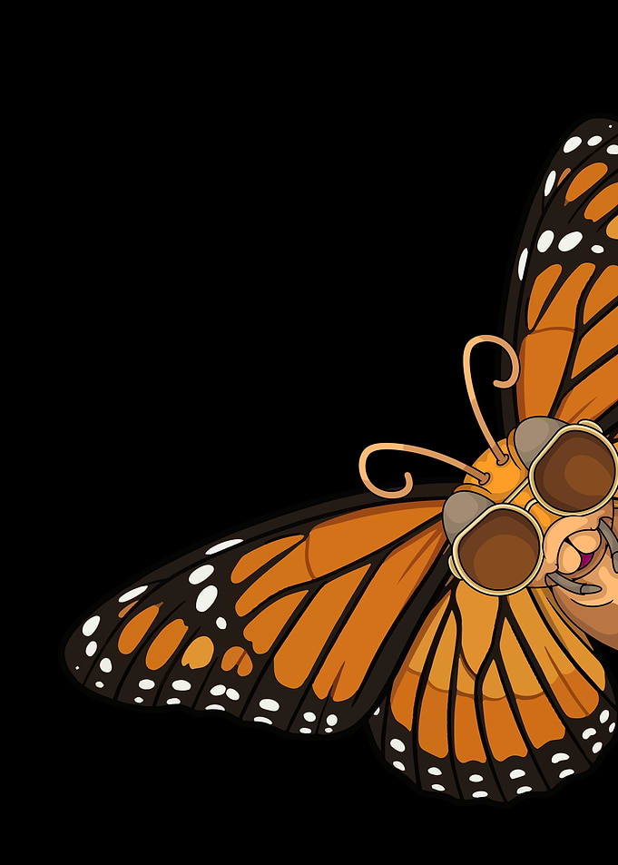 Monarch Butterfly Lover Kids Insects Butterfly