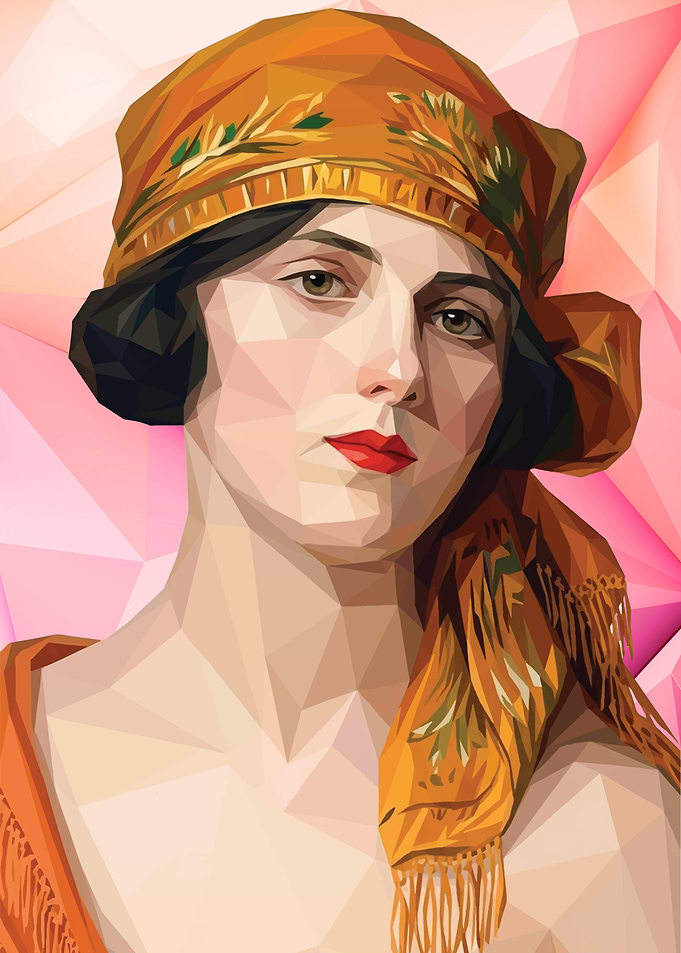 A fashionable beauty