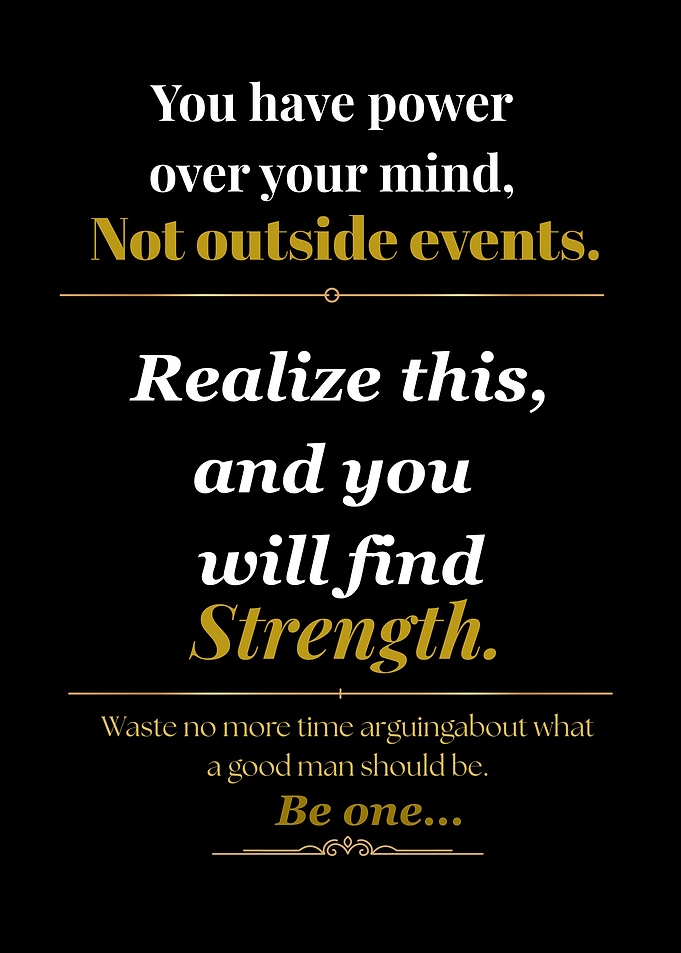 Inspirational Quote on Strength, Mind Power