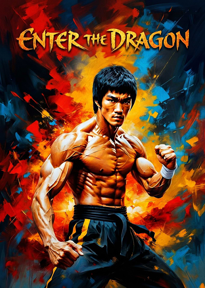 Bruce Lee Enter the Dragon Poster