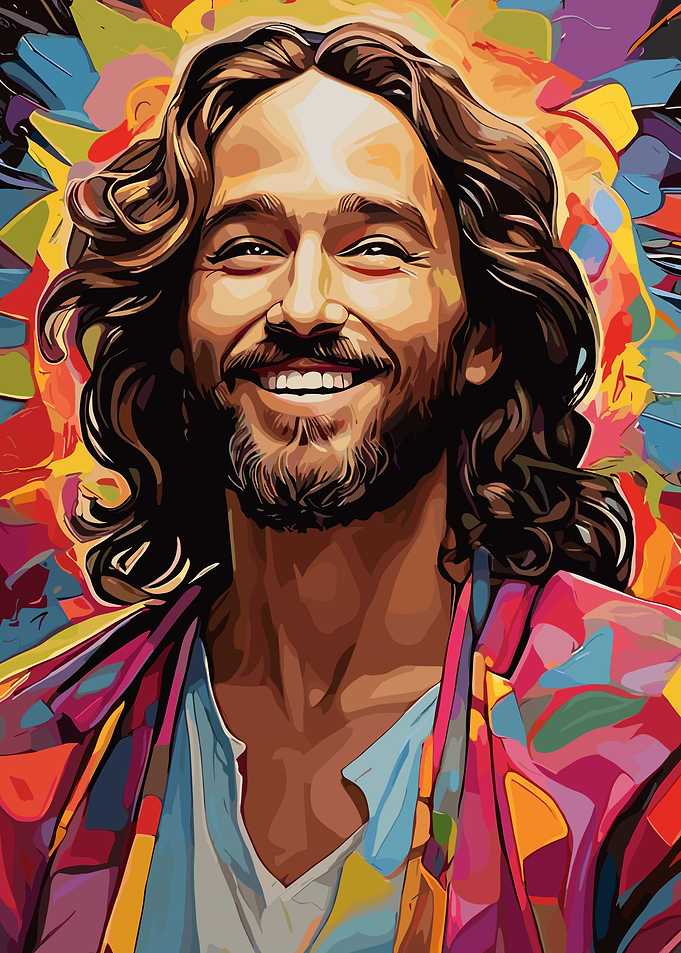 Jesus Christ Pop Art Portrait