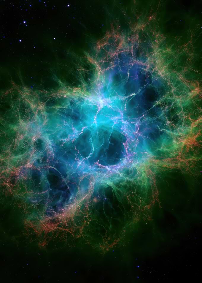 Vibrant Nebula in Deep Space