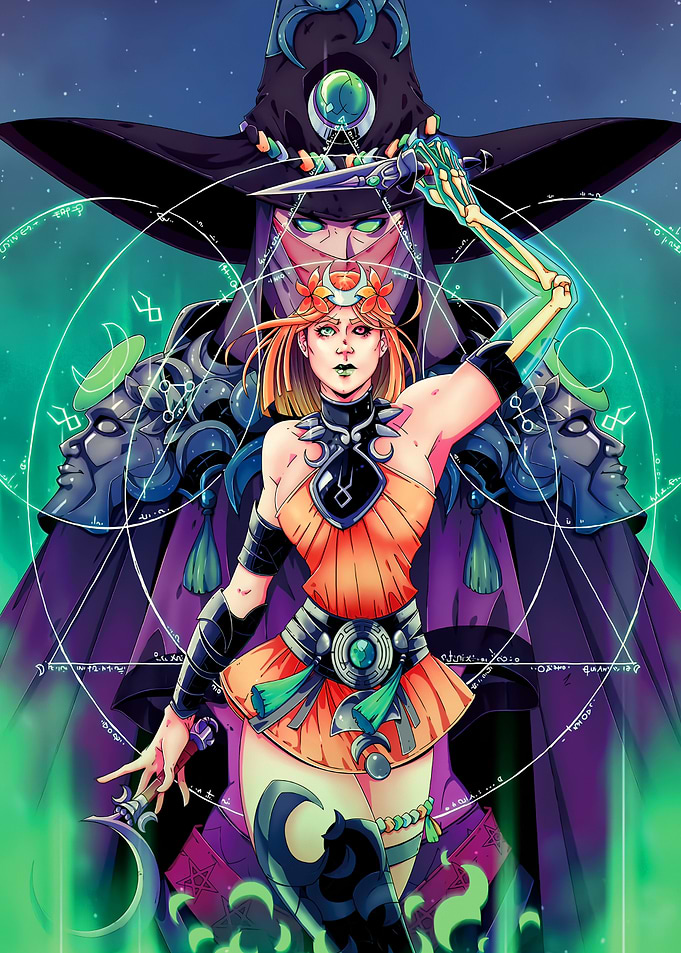 Fantasy Witch and Sorceress
