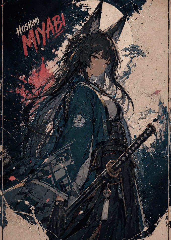 Hoshimi Miyabi Anime Art