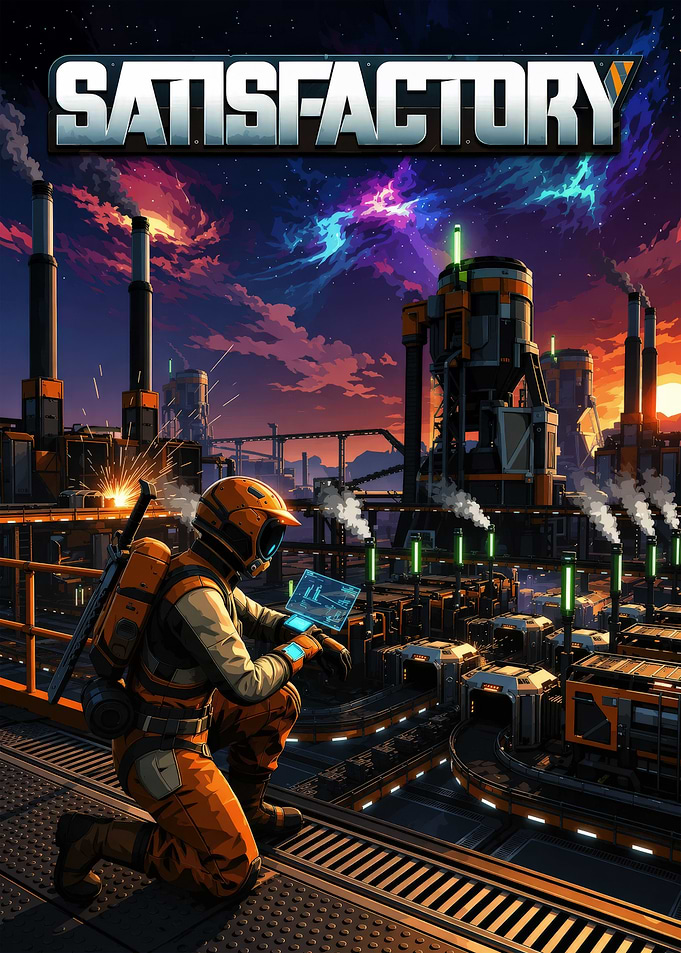 Satisfactory Game Art