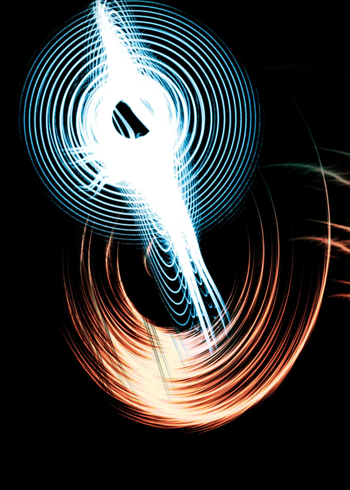 Abstract Light Trails