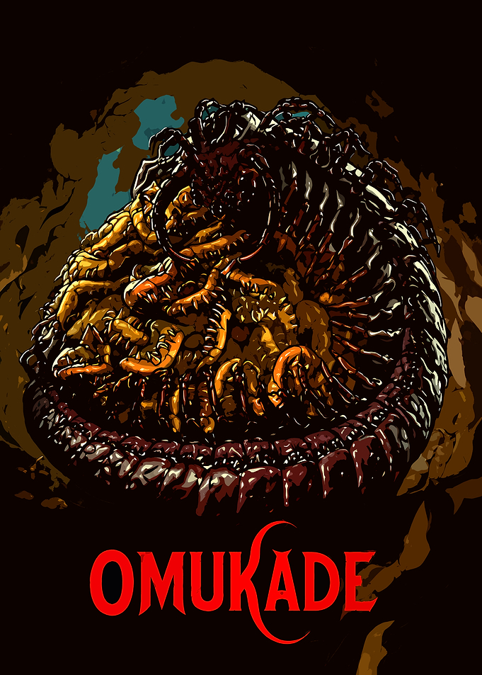 Omukade Monster Illustration