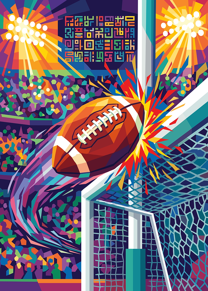 American Football Game Action