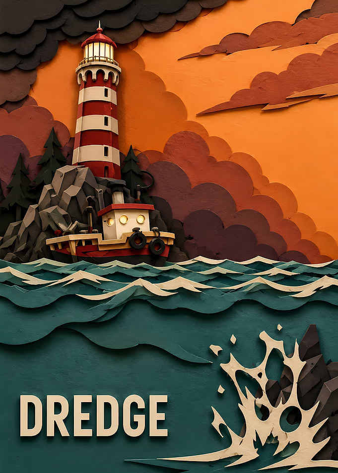 Papercraft Lighthouse and Tugboat