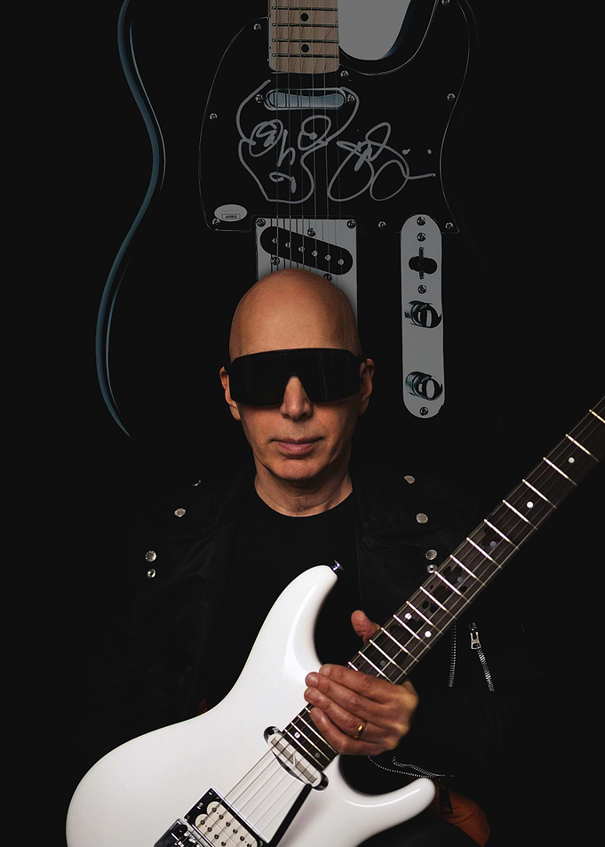 Joe Satriani with Guitars