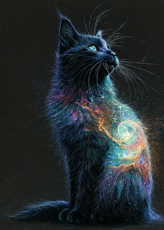 Cosmic Black Cat
