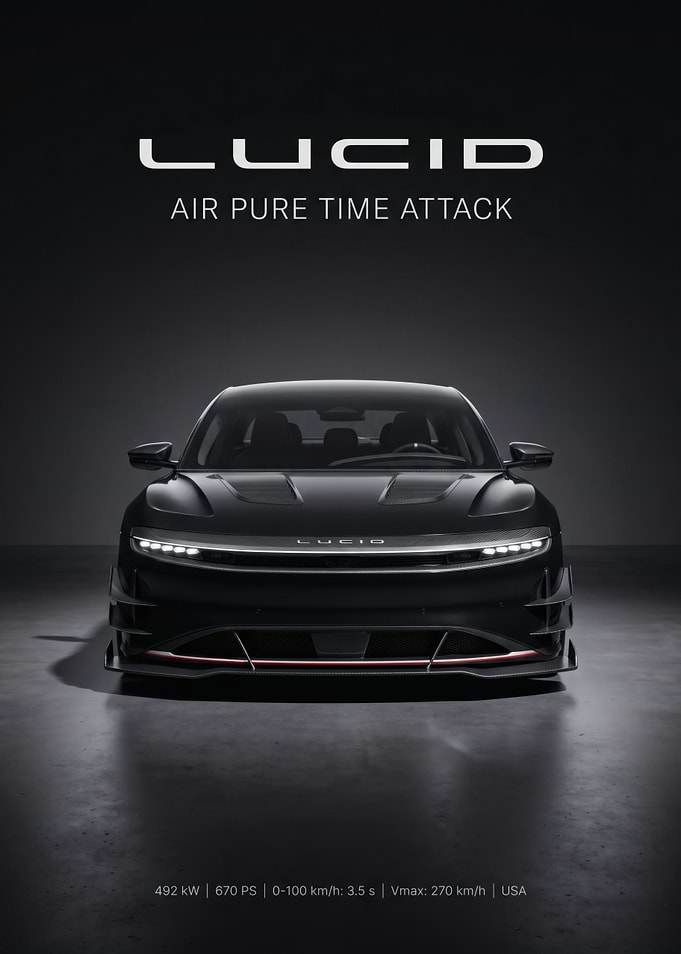 Lucid Air Pure Time Attack Car