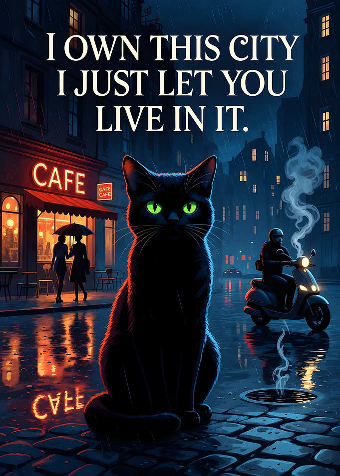 Black Cat Owns the City