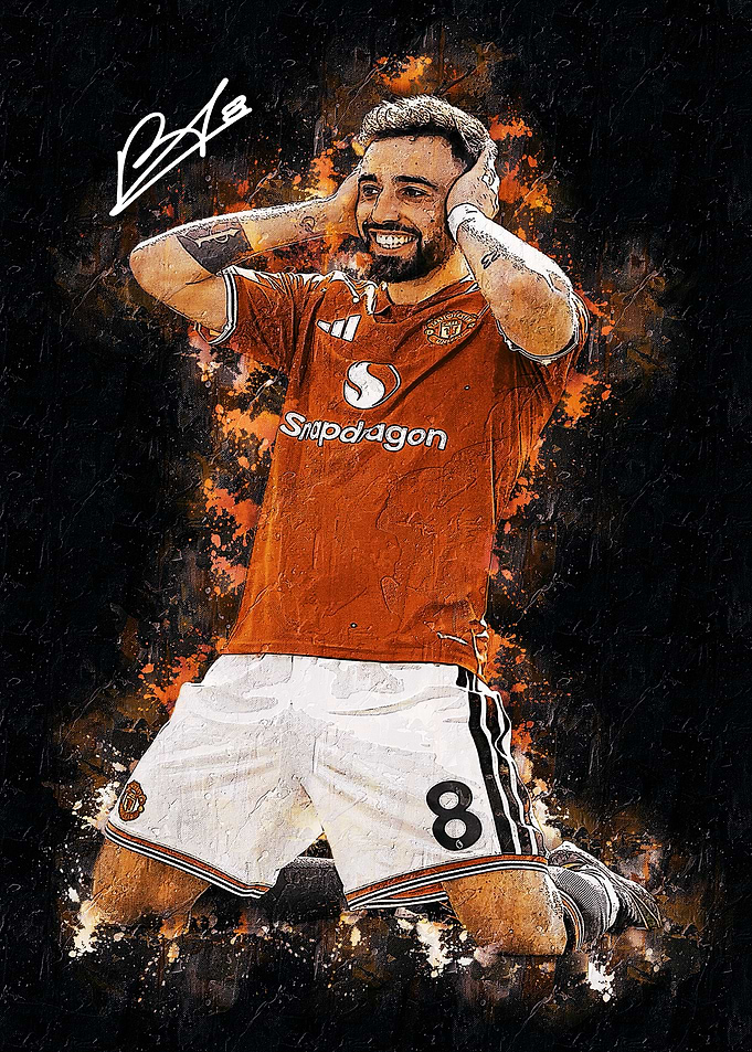 Bruno Fernandes Manchester Celebration
