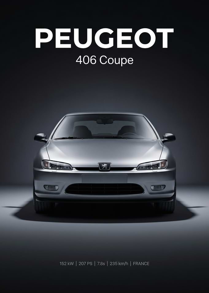 Peugeot 406 Coupe Advertisement