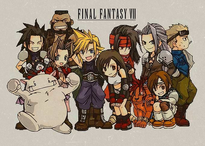 Final Fantasy VII Chibi Characters