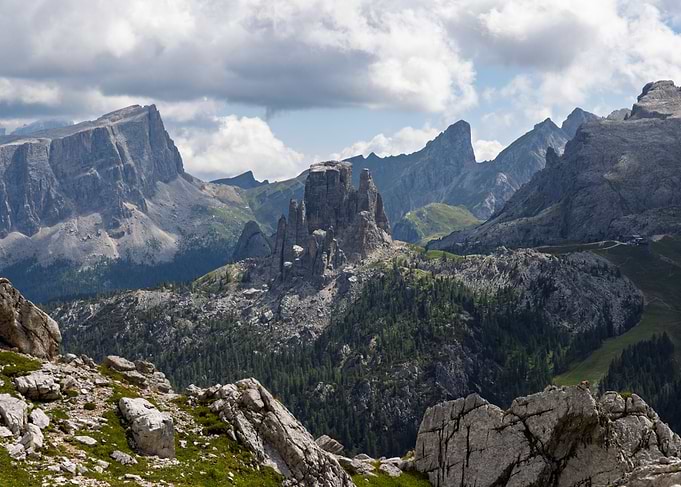 Dolomite Mountains Landscape - Dolomites - Italy