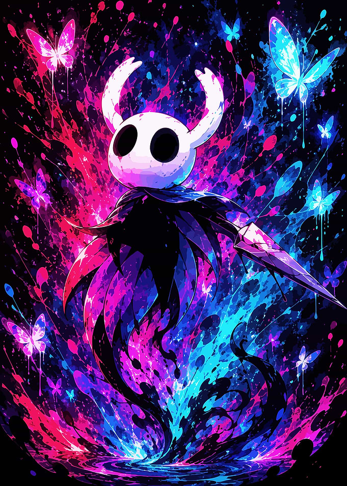 Hollow Knight Neon Butterflies