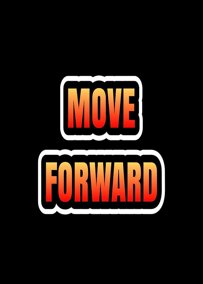 Move Forward Text Art