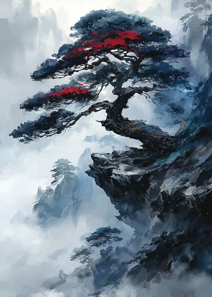 Misty Mountain Bonsai Tree