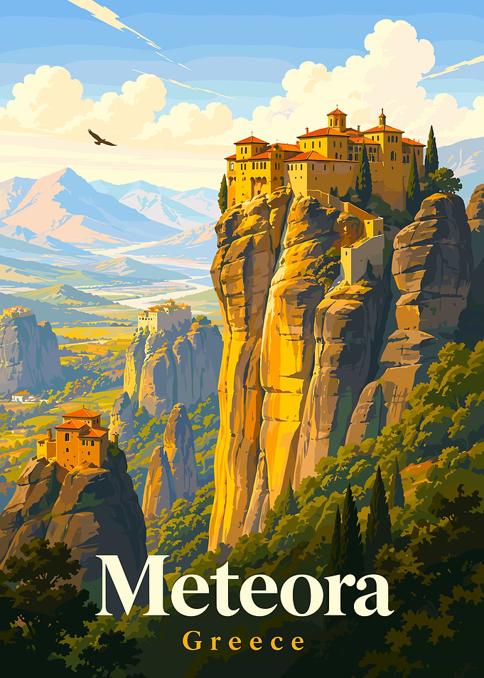 Meteora Greece Monasteries