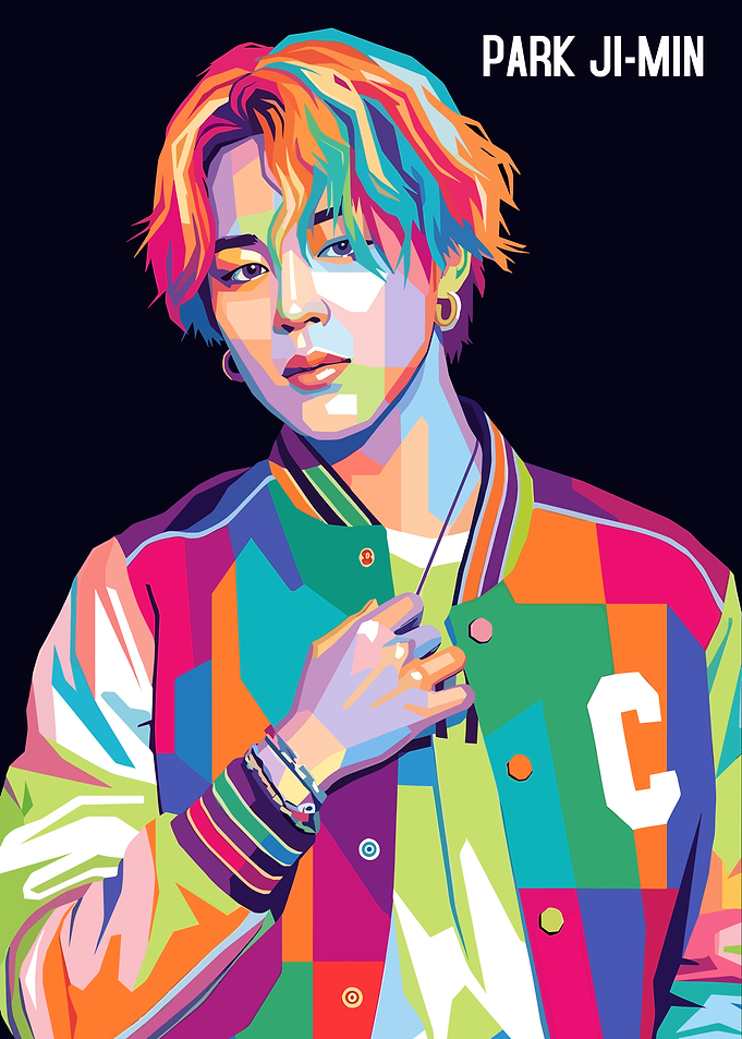 Park Ji-Min Pop Art Portrait