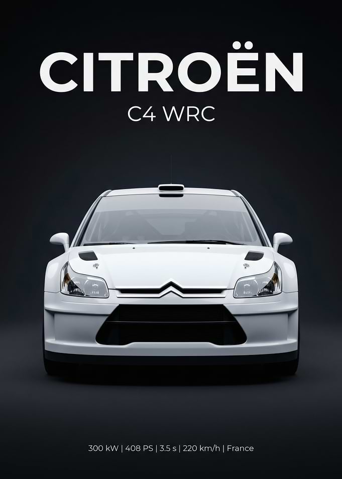 Citroën C4 WRC Rally Car