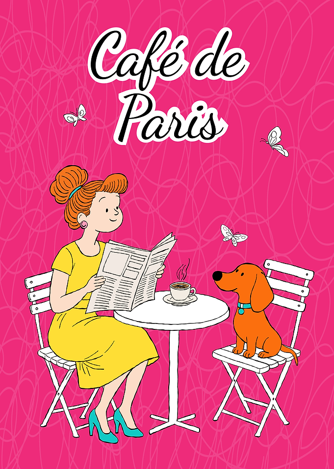 Cafe de Paris illustration