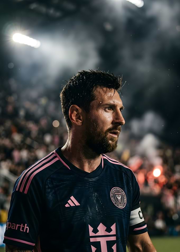 Lionel Messi in Inter Miami Jersey