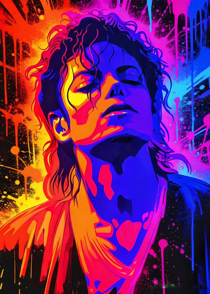 Michael Jackson Pop Art Portrait