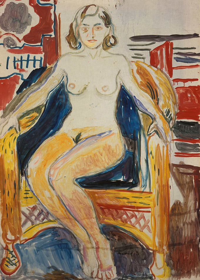 Woman Sitting in a Chair