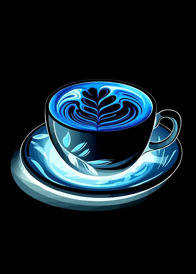 Latte Art Coffee Cup