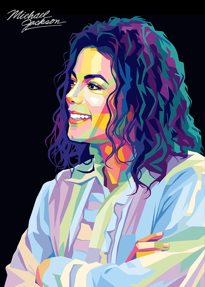Michael Jackson Pop Art Portrait