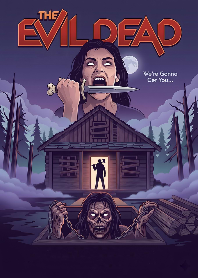 The Evil Dead Horror Movie Poster