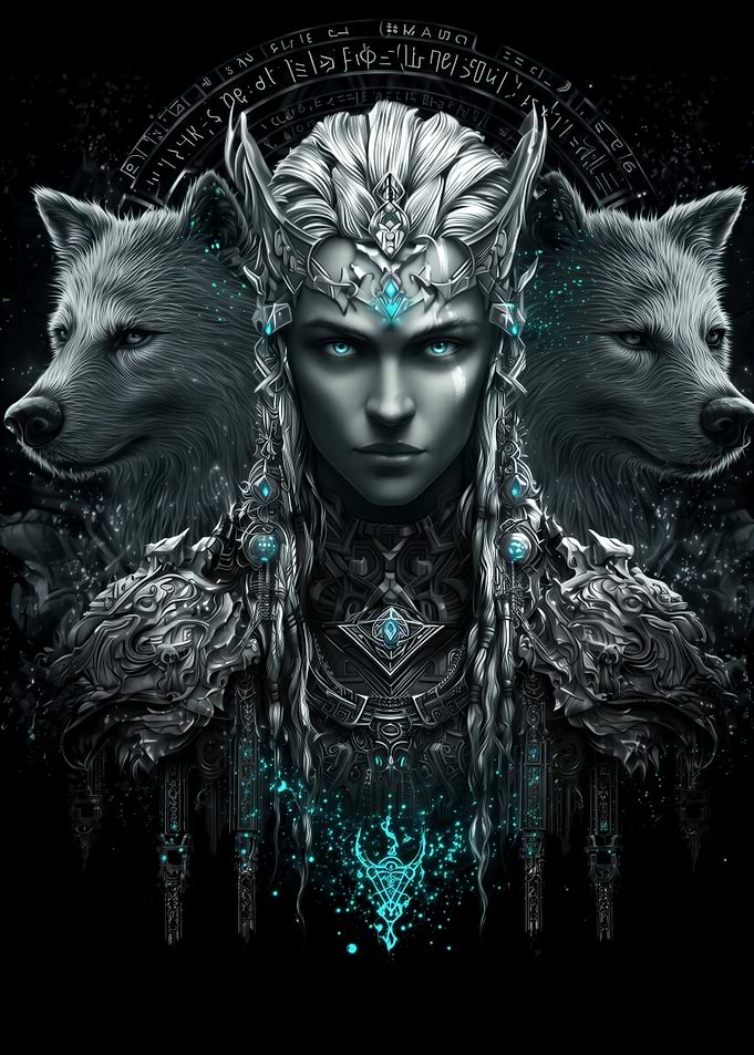 Frostborn Valkyrie of the Spirit Wolves