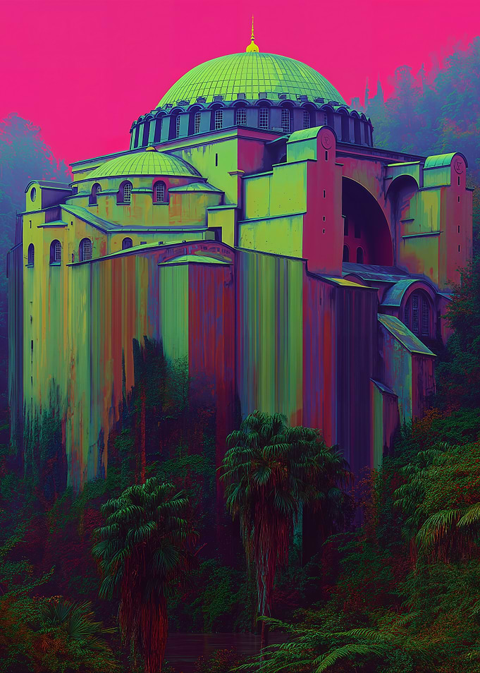Surreal Architectural Landscape