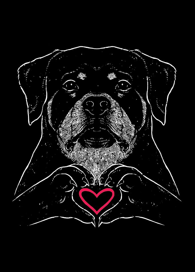 Rottweiler Loyal Heart