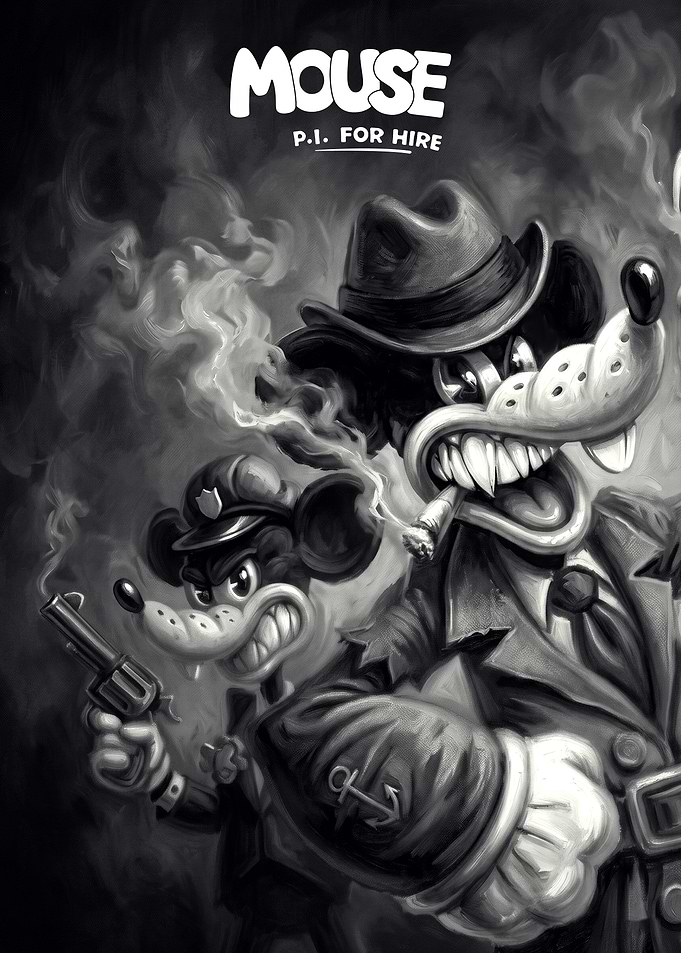 Mouse P.I. For Hire Game Art