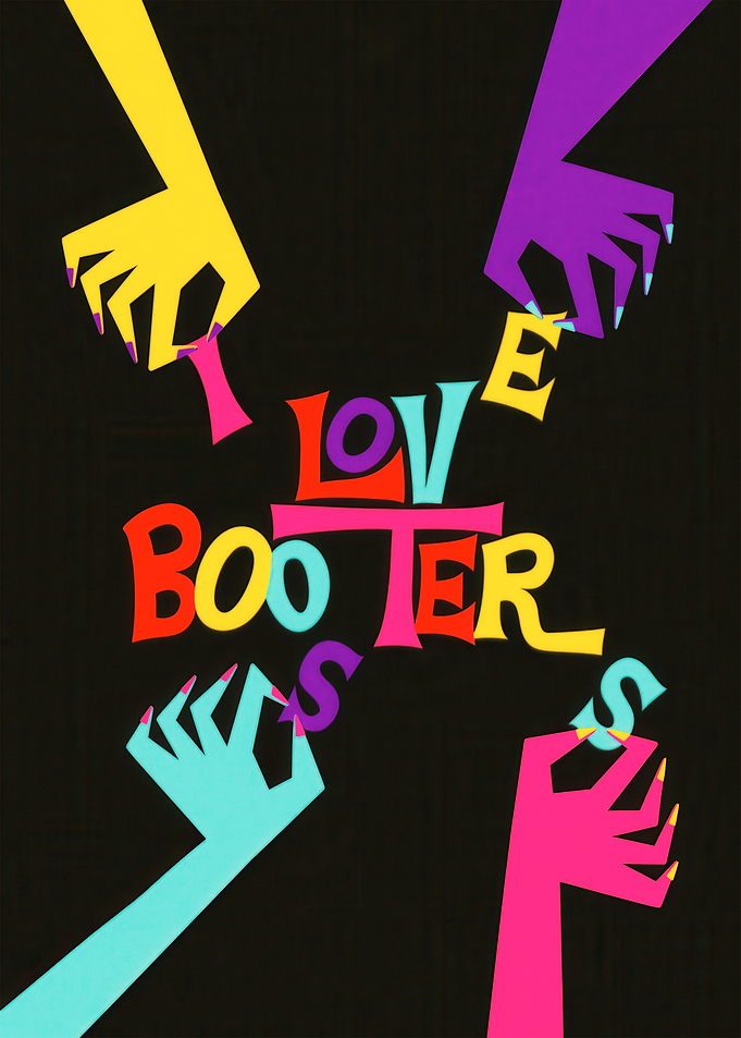 I Love Booters Text Art