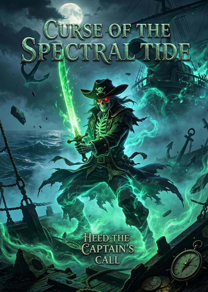 Curse of the Spectral Tide Pirate Skeleton