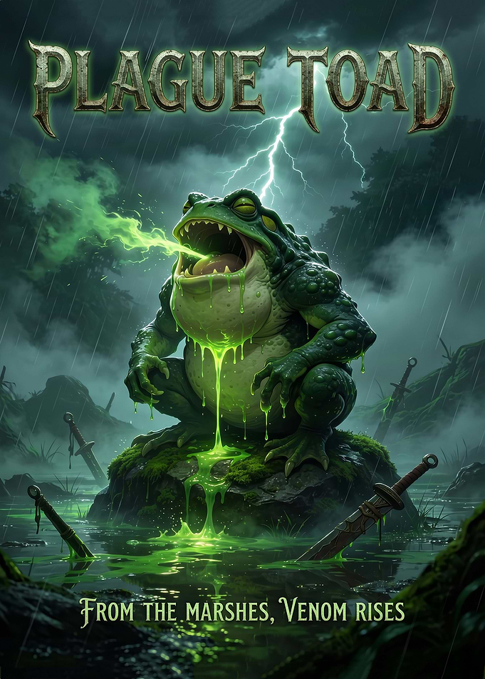 Plague Toad Fantasy Art